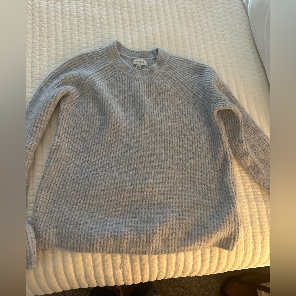 Evereve blue soft sweater